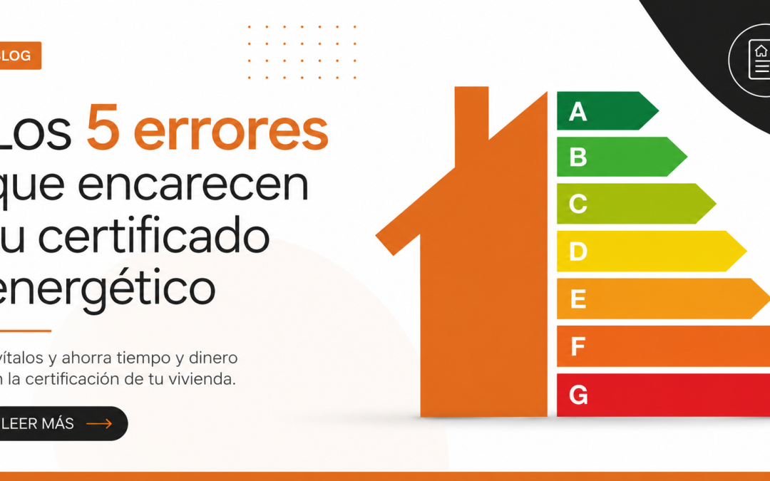 Cinco errores que encarecen tu certificado energético